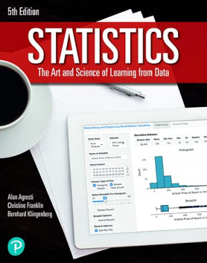 Statistics: The Art and Science of Learning from Data [RENTAL EDITION] - coll